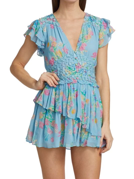 LoveShackFancy Marisela Floral Minidress 3 LoveShackFancy Marisela Floral Minidress - Image 3