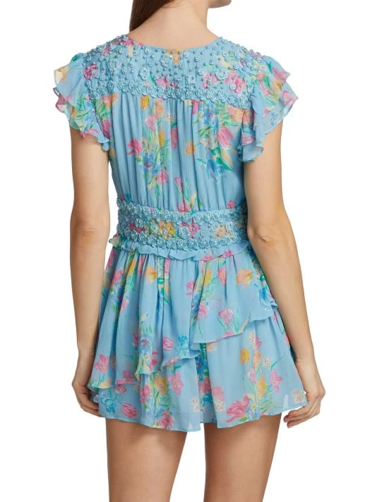 LoveShackFancy Marisela Floral Minidress 5 LoveShackFancy Marisela Floral Minidress - Image 5