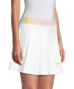 LoveShackFancy Roz Embroidered Knit Tennis Skirt -LoveShackFancy And Billionaire Boys Club Sales unnamed file 582