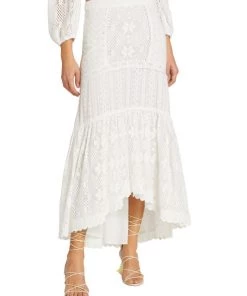 LoveShackFancy Sisto Cotton Lace Maxi Skirt -LoveShackFancy And Billionaire Boys Club Sales unnamed file 587