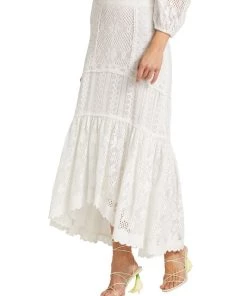 LoveShackFancy Sisto Cotton Lace Maxi Skirt -LoveShackFancy And Billionaire Boys Club Sales unnamed file 588