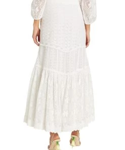 LoveShackFancy Sisto Cotton Lace Maxi Skirt -LoveShackFancy And Billionaire Boys Club Sales unnamed file 589