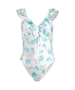 LoveShackFancy Tibbie One-Piece Swimsuit