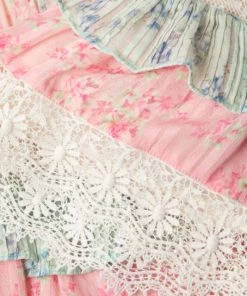 LoveShackFancy Tanisha Lace-Trim Ruffle Skirt 11 LoveShackFancy Tanisha Lace-Trim Ruffle Skirt -LoveShackFancy And Billionaire Boys Club Sales unnamed file 605