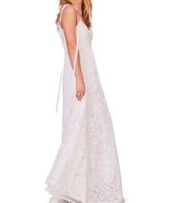 LoveShackFancy Shoshana Embroidered Gown -LoveShackFancy And Billionaire Boys Club Sales unnamed file 615