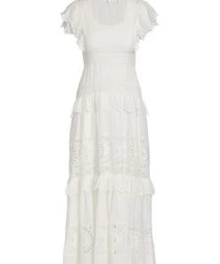 LoveShackFancy Rinny Tiered Maxi Dress