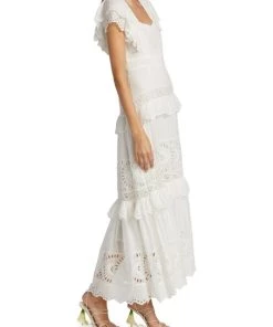 LoveShackFancy Rinny Tiered Maxi Dress -LoveShackFancy And Billionaire Boys Club Sales unnamed file 621