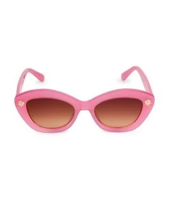 LoveShackFancy Hessel 53MM Cat Eye Sunglasses Peony Pink -LoveShackFancy And Billionaire Boys Club Sales unnamed file 63