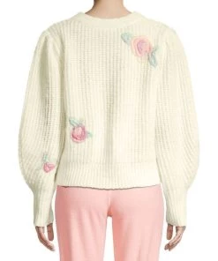 LoveShackFancy Ridge Floral Sweater -LoveShackFancy And Billionaire Boys Club Sales unnamed file 636
