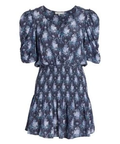 LoveShackFancy Brickell Blouson Minidress