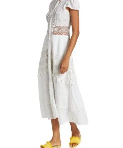 LoveShackFancy Tussan Midi-Dress -LoveShackFancy And Billionaire Boys Club Sales unnamed file 67