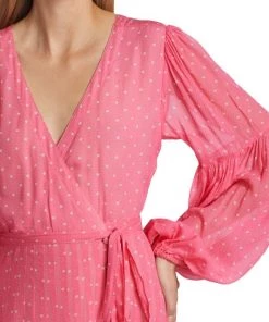 LoveShackFancy Bevelyn Polka Dot Wrap Dress -LoveShackFancy And Billionaire Boys Club Sales unnamed file 675