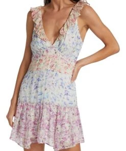 LoveShackFancy Seneca Silk Minidress -LoveShackFancy And Billionaire Boys Club Sales unnamed file 722