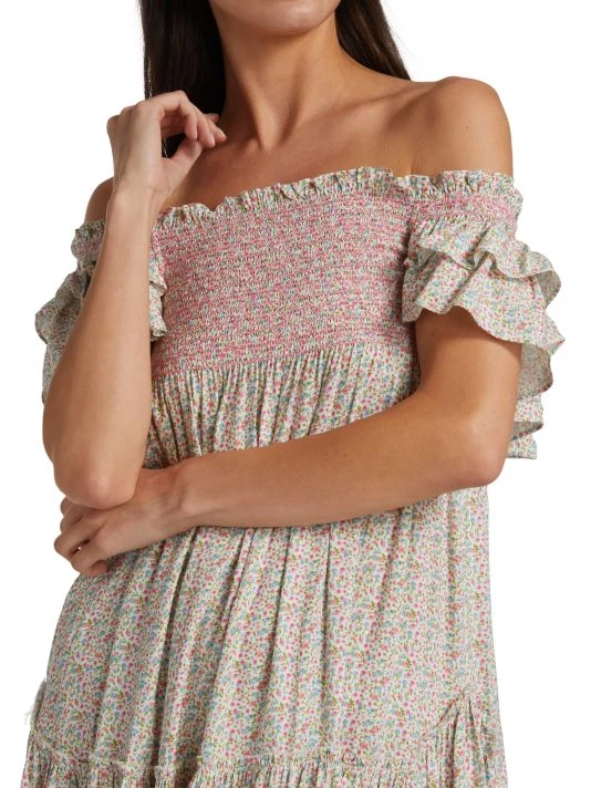 LoveShackFancy Burnley Midi Dress 7 LoveShackFancy Burnley Midi Dress - Image 7