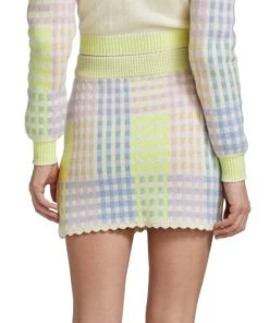 LoveShackFancy Pawley Check Mini Skirt -LoveShackFancy And Billionaire Boys Club Sales unnamed file 751