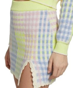 LoveShackFancy Pawley Check Mini Skirt -LoveShackFancy And Billionaire Boys Club Sales unnamed file 752