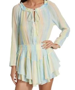 LoveShackFancy Banou Ruffle Minidress -LoveShackFancy And Billionaire Boys Club Sales unnamed file 756