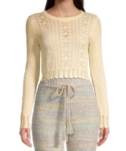 LoveShackFancy Sinfonia Cropped Sweater -LoveShackFancy And Billionaire Boys Club Sales unnamed file 767