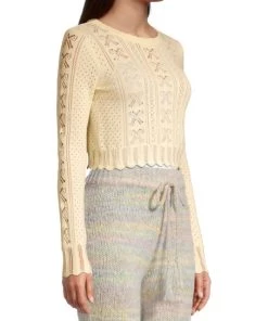 LoveShackFancy Sinfonia Cropped Sweater -LoveShackFancy And Billionaire Boys Club Sales unnamed file 768