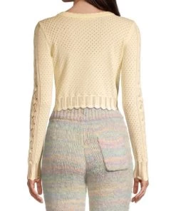 LoveShackFancy Sinfonia Cropped Sweater -LoveShackFancy And Billionaire Boys Club Sales unnamed file 769