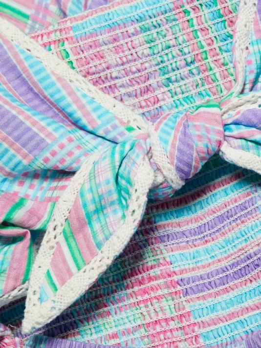 LoveShackFancy Emeka Plaid Cut-Out Maxi Dress 7 LoveShackFancy Emeka Plaid Cut-Out Maxi Dress - Image 7