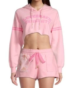 LoveShackFancy Mercury Cropped Hoodie -LoveShackFancy And Billionaire Boys Club Sales unnamed file 773