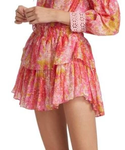 LoveShackFancy Ruffle Mini Skirt -LoveShackFancy And Billionaire Boys Club Sales unnamed file 780