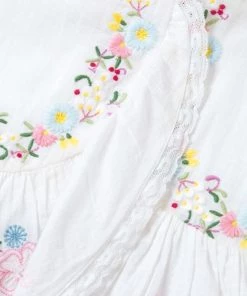 LoveShackFancy Rhodes Floral-Embroidered Miniskirt -LoveShackFancy And Billionaire Boys Club Sales unnamed file 796