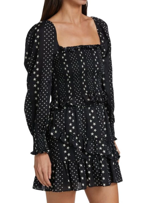 LoveShackFancy Russell Smocked Peasant Top 4 LoveShackFancy Russell Smocked Peasant Top - Image 4