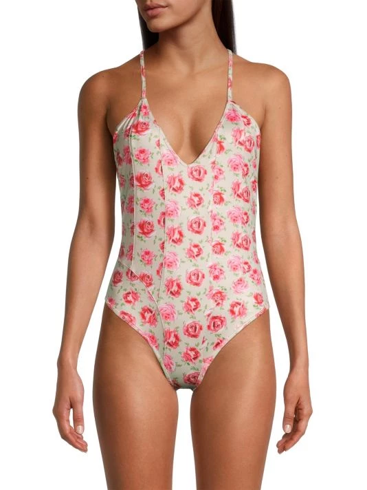 LoveShackFancy Shailee One-Piece Swimsuit 3 LoveShackFancy Shailee One-Piece Swimsuit - Image 3