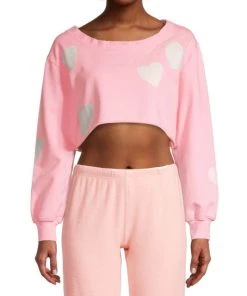 LoveShackFancy Angelou Cropped Heart Patch Top -LoveShackFancy And Billionaire Boys Club Sales unnamed file 835