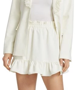 LoveShackFancy Barton Ruffled Mini Skirt -LoveShackFancy And Billionaire Boys Club Sales unnamed file 87