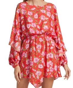 LoveShackFancy Anila Floral Mini-Dress -LoveShackFancy And Billionaire Boys Club Sales unnamed file 873