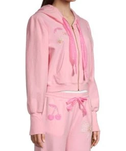 LoveShackFancy Hasana Zip Hoodie -LoveShackFancy And Billionaire Boys Club Sales unnamed file 887