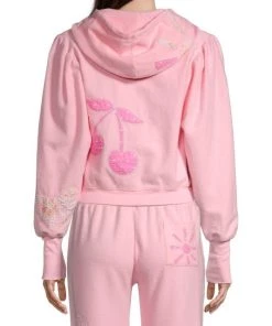 LoveShackFancy Hasana Zip Hoodie -LoveShackFancy And Billionaire Boys Club Sales unnamed file 888