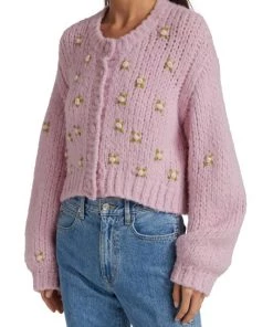 LoveShackFancy Emilie Embroidered Cardigan -LoveShackFancy And Billionaire Boys Club Sales unnamed file 907