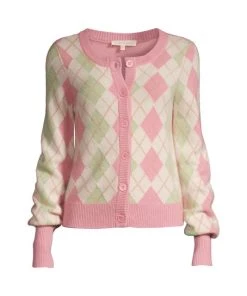 LoveShackFancy Ginnie Argyle Cardigan