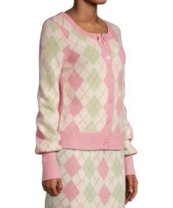 LoveShackFancy Ginnie Argyle Cardigan -LoveShackFancy And Billionaire Boys Club Sales unnamed file 933