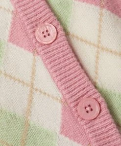LoveShackFancy Ginnie Argyle Cardigan -LoveShackFancy And Billionaire Boys Club Sales unnamed file 935