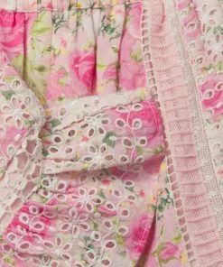 LoveShackFancy Baydar Floral Eyelet Cotton Miniskirt -LoveShackFancy And Billionaire Boys Club Sales unnamed file 956