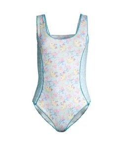 LoveShackFancy Mikkel Floral One-Piece Swimsuit