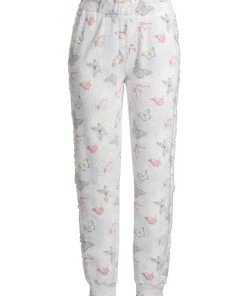 LoveShackFancy Clea Butterfly-Print Joggers
