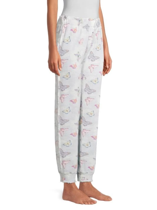 LoveShackFancy Clea Butterfly-Print Joggers 4 LoveShackFancy Clea Butterfly-Print Joggers - Image 4