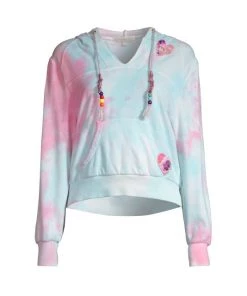 LoveShackFancy Kirby Tie-Dye Hoodie Wave Top -LoveShackFancy And Billionaire Boys Club Sales unnamed file 997